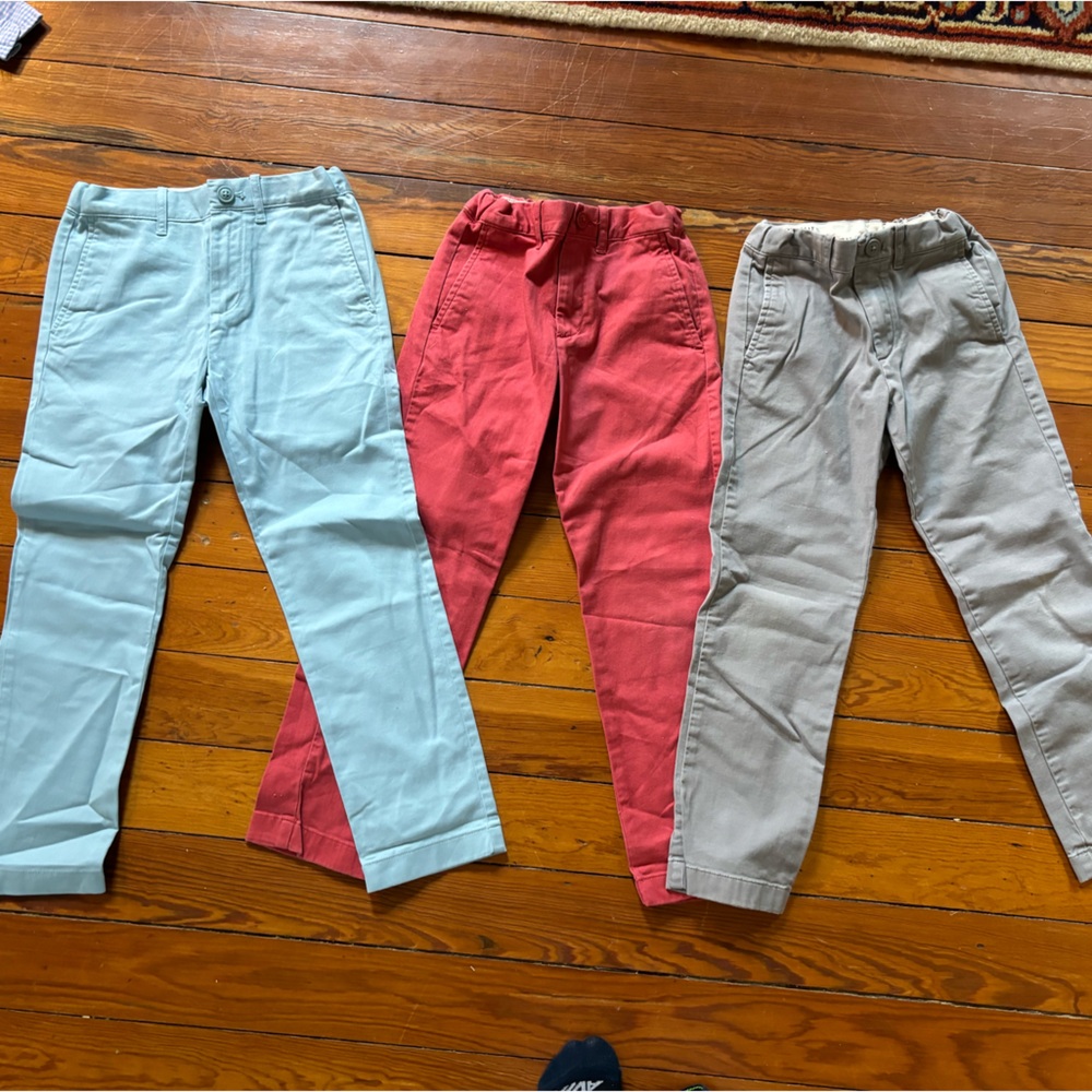 Jcrew Crewcuts Chinos Lot of 3 Boys Size 7